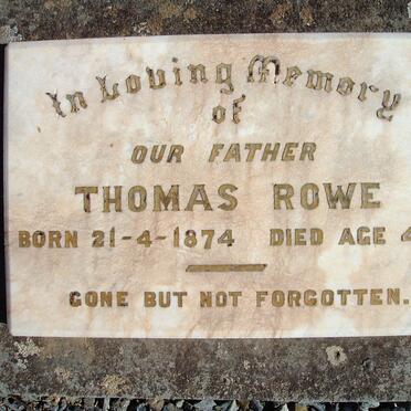 ROWE Thomas 1874-