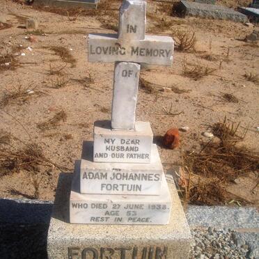FORTUIN Adam Johannes -1938