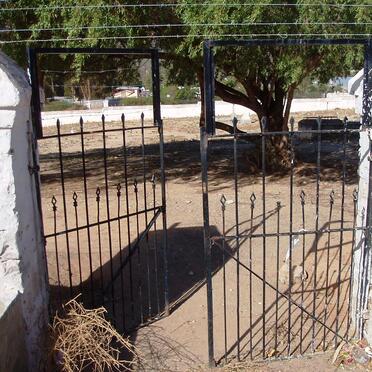 1. Overview/Oorsig: Entrance Montagu English  Anglican Cemetery