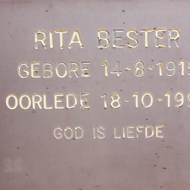 BESTER Rita 1915-1999