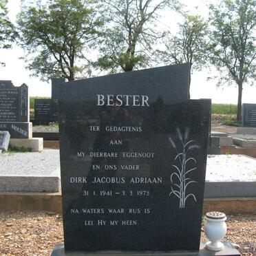 BESTER Dirk Jacobus Adriaan 1941-1973