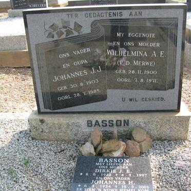 BASSON :: V.D. MERWE