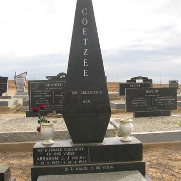 COETZEE Abraham J.J. 1937-1982