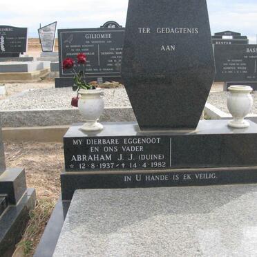 COETZEE Abraham J.J. 1937-1982