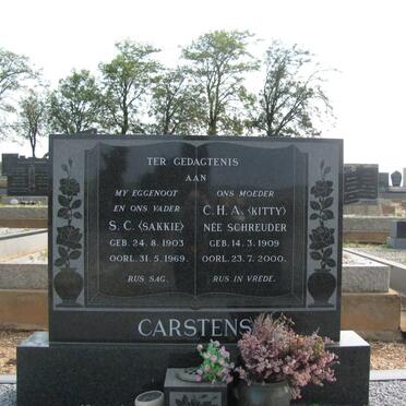 CARSTENS S.C. 1903-1969 &amp; C.H.A. SCHREUDER 1909-2000