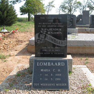 LOMBAARD Hendrik Benjamin 1883-1967 &amp; Maria C.H. 1888-1981