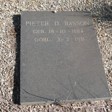 BASSON Pieter D. 1884-1931