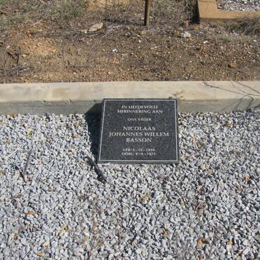 BASSON Nicolaas Willem 1898-1971