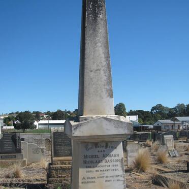 BASSON Michiel Adriaan Nicolaas 1900-1937