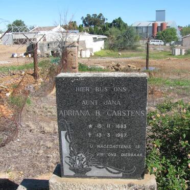 CARSTENS Adriana B. 1883-1967