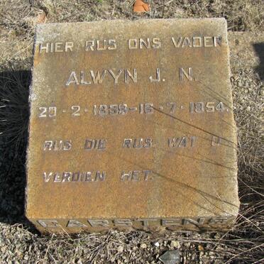 CARSTENS Alwyn J.N. 1869-1954