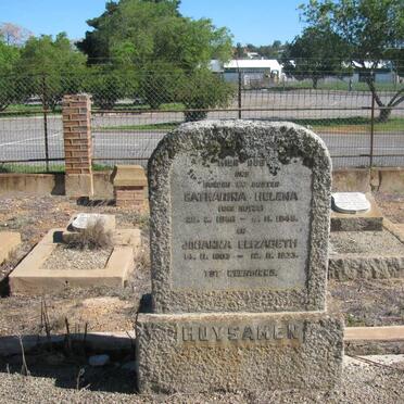 HUYSAMEN Catharina Helena nee KOTZE 1866-1945 :: HUYSAMEN Johanna Elizabeth 1903-1933