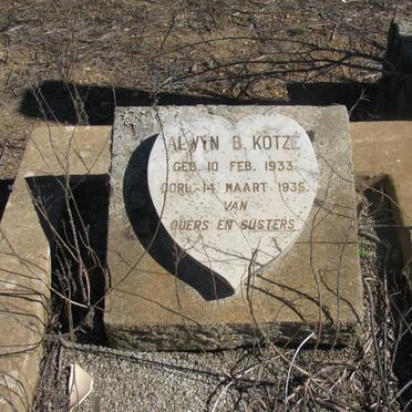 KOTZE Alwyn B. 1933-1935