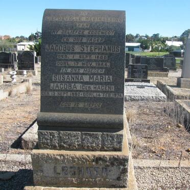 LOCHNER Jacobus Stephanus 1888-1944 &amp; Susanna Maria Jacoba HAGEN 1890-1974