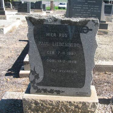LIEBENBERG Paul 1887-1948