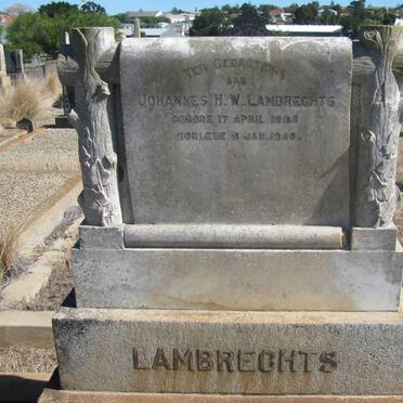 LAMBRECHTS Johannes H.W. 1884-1940