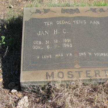 MOSTERT Jan H.C. 1891-1963