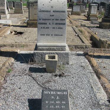 MYBURGH Hendrik A.F. 1901-1945 :: MYBURGH S.J. 1906-1995
