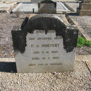 MOSTERT F.J. 1900-1953