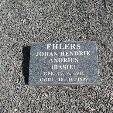 EHLERS Dirk Leonardus 1873-1950 &amp; Helena Johanna Jacoba HEYNS 1876-1958 :: EHLERS Johan Hendrik Andries 1911-1999