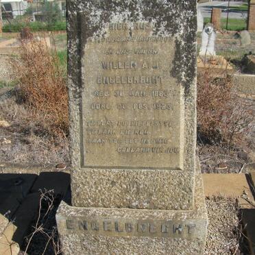 ENGELBRECHT Willem A.J. 1883-1923
