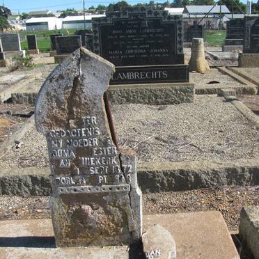 NIEKERK Ester, van 1872-1949