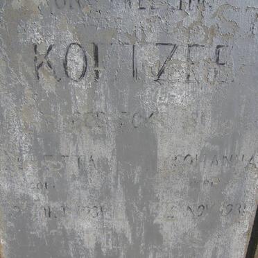 RUST Catharina Hendrina nee HANEKOM :: KOETZEE Aletta 1931-1931 :: KOETZEE Johanna 1931-1931