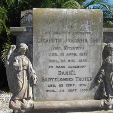 SMIT Daniel Bartholomeus Truter 1875-1955 &amp; Elizabeth Johanna KITSHOFF 1871-1935
