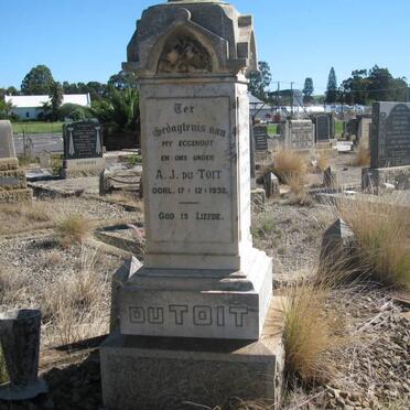 TOIT A.J., du -1932