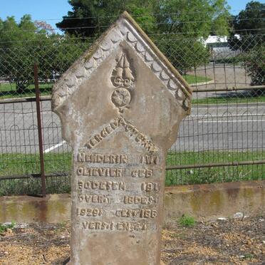 OLIEVIER Hendrik W. 191?-1929