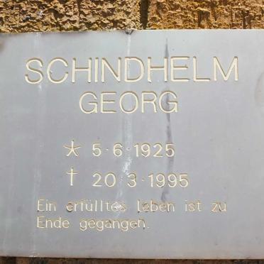 SCHINDHELM Georg 1925-1995