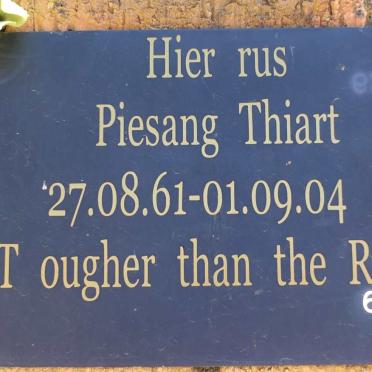 THIART Piesang 1961-2004