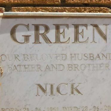 GREEN Nick 1951-2005