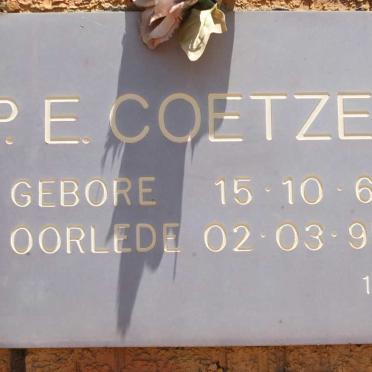 COETZEE P.E. 1961-1995