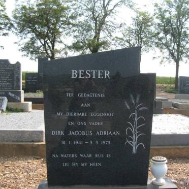 BESTER Dirk Jacobus Adriaan 1941-1973
