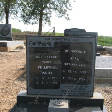 KOTZE Philippus Daniel 1931-1991 &amp; Elza VAN ZYL 1933-1984