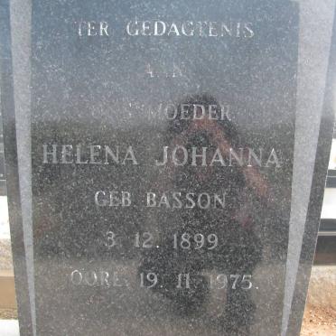 KOCH Helena Johanna nee BASSON 1899-1975