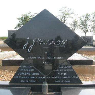KITSHOFF Jurgens 1919-1970 &amp; Mavis 1925-2005