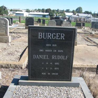 BURGER Daniel Rudolf 1892-1975