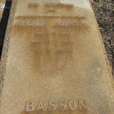 BASSON Nicolaas Johannes 1880-1953
