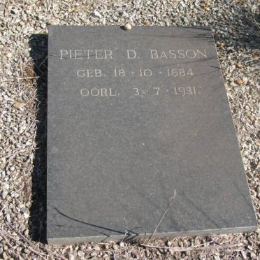 BASSON Pieter D. 1884-1931