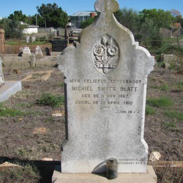 BLATT Michiel Smuts 1867-1910