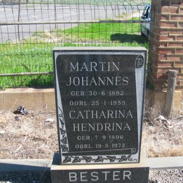 BESTER Martin Johannes 1892-1959 &amp; Catharina Hendrina BASSON 1896-1972