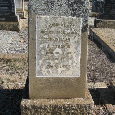 BASSON Christiaan A.J. -1945