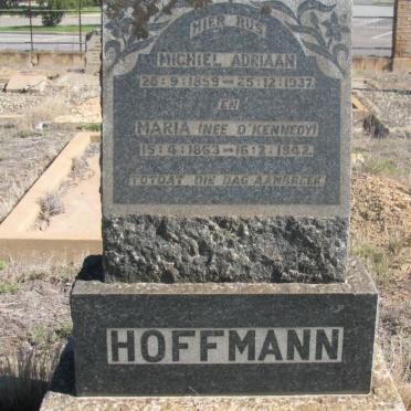 HOFFMANN Michiel Adriaan 1859-1937 &amp; Maria O'KENNEDY 1853-1942