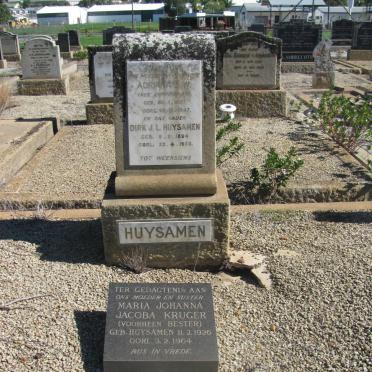 HUYSAMEN Dirk J.L. 1894-1950 &amp; Adriana J.W. DIPPENAAR 1897-1947