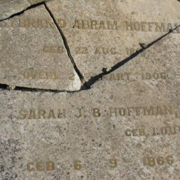 HOFFMAN Sybrand Abraham 1858- 1907 &amp; Sarah J.B. LOUW 1866-1936