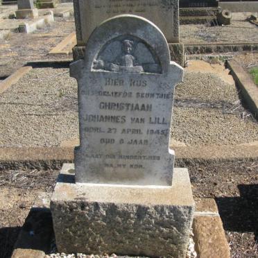 LILL Christiaan Johannes, van  -1945