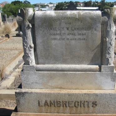 LAMBRECHTS Johannes H.W. 1884-1940