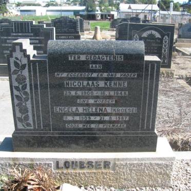 LOUBSER Nicolaas Kenne 1900-1948 &amp; Engela Helena KROESE 1909-1987
